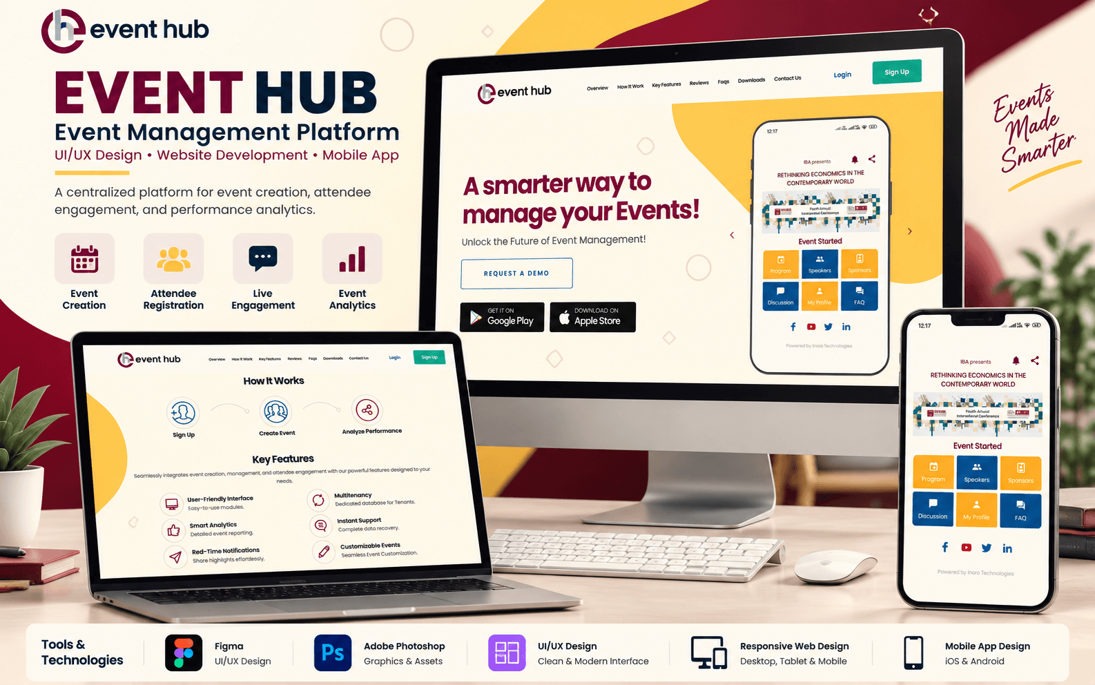 Event Hub - Mobile App & Admin Portal
