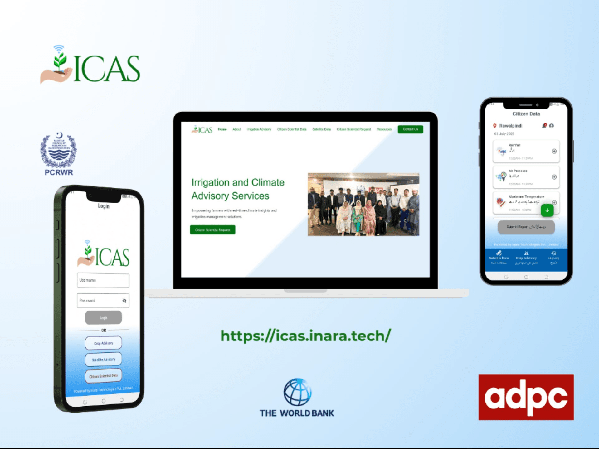 ICAS – Irrigation & Climate Advisory Platform